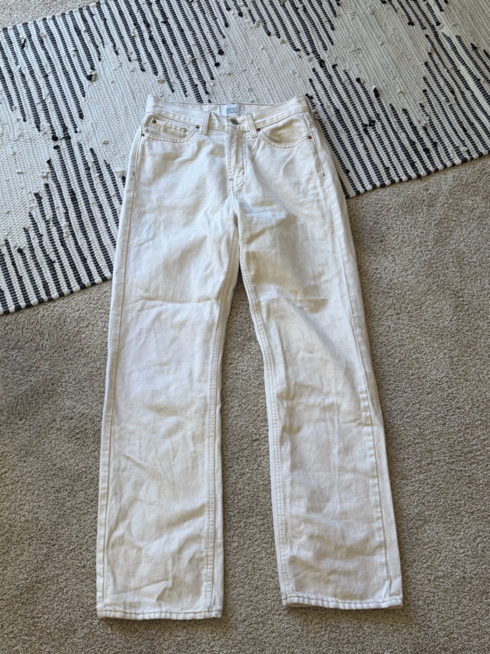 BDG Off-White Skinny Jeans
